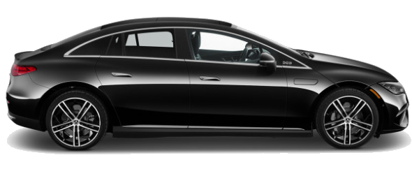 Mercedes EQE chauffeur hire London