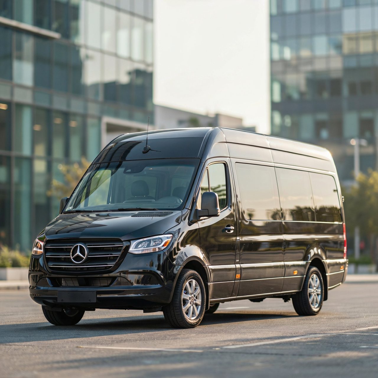 Mercedes Sprinter 19-seater with chauffeur in London — Luxelimo group travel