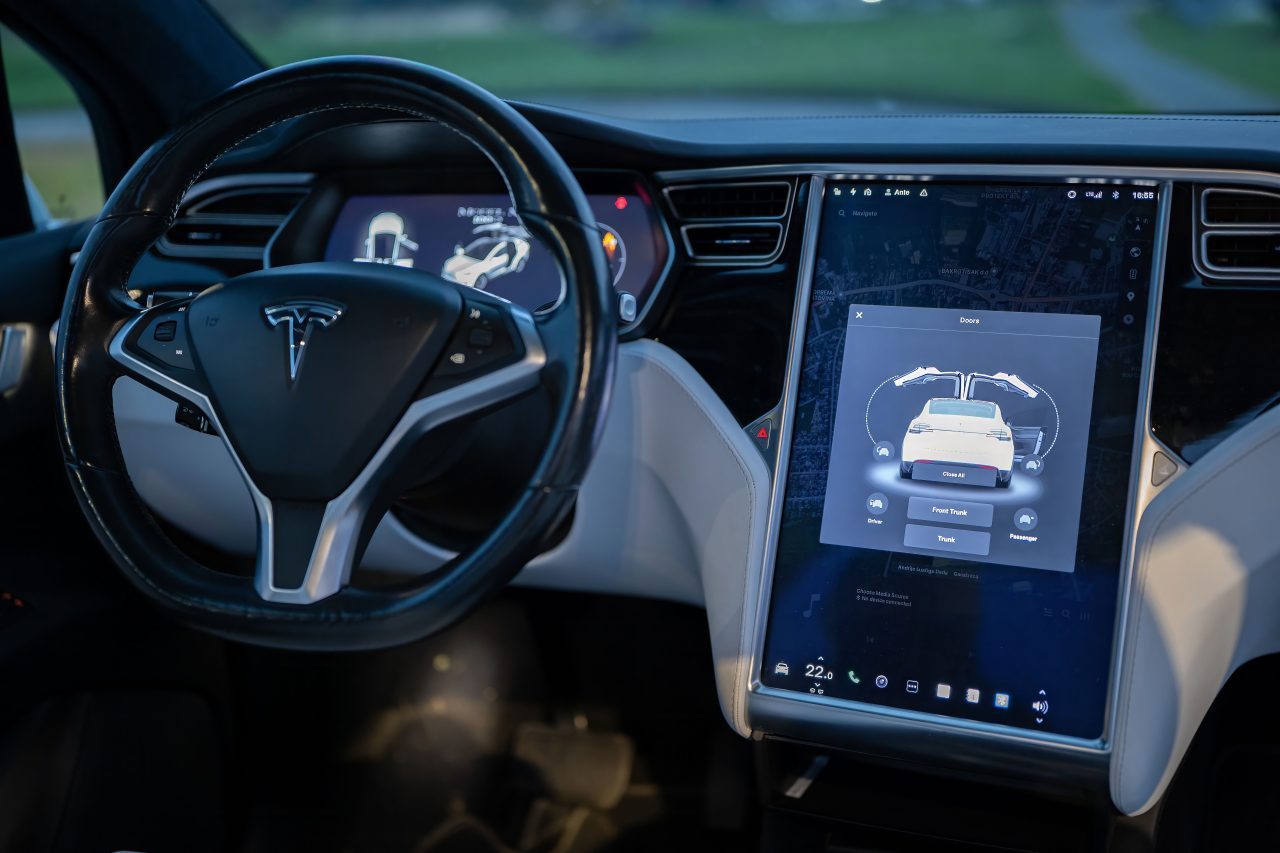 Chauffeur-driven Tesla Model X in London — Luxelimo electric SUV