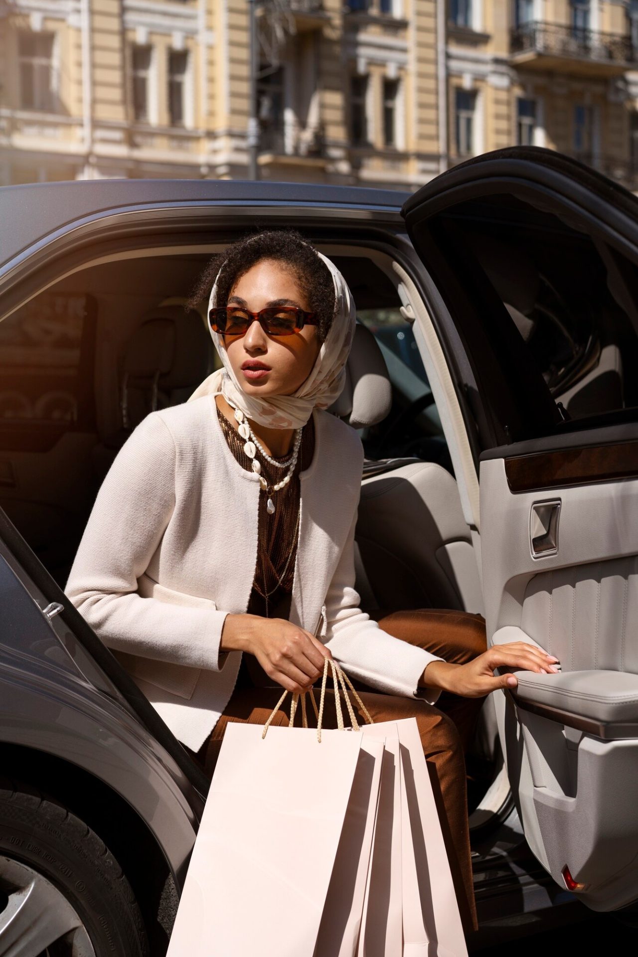 Luxelimo shopping chauffeur service London — Harrods, Bond Street and luxury retail transfers