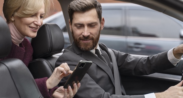 professional chauffeur driver