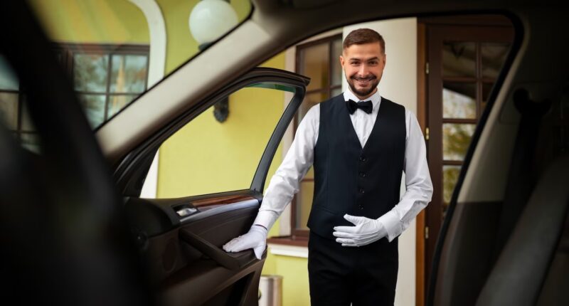 VIP chauffeur for event